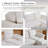 Wauseon 104.7"W Convertible Chenille U-shape Sectional, Pull-out Sofa Bed-904326448