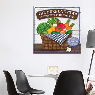 The More One Sows by Mollie B. - 1 Piece Wrapped Canvas Wall Art
