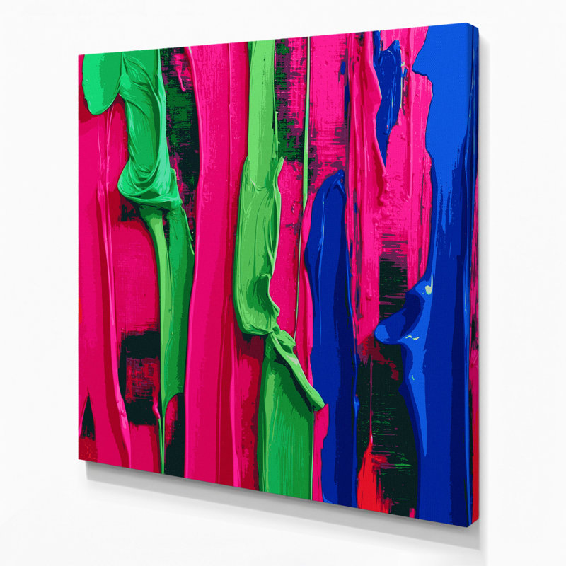 Art abstrait sur toile abstrait 55, H 12 po x l 12 po