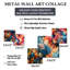 Tseng - ensemble d'art mural floral de 5