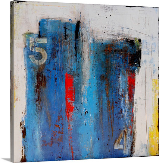 "Bellay District 54" par Erin Ashley, reproduction d'art sur toile, H 20 po x l 20 po x P 1,25 po