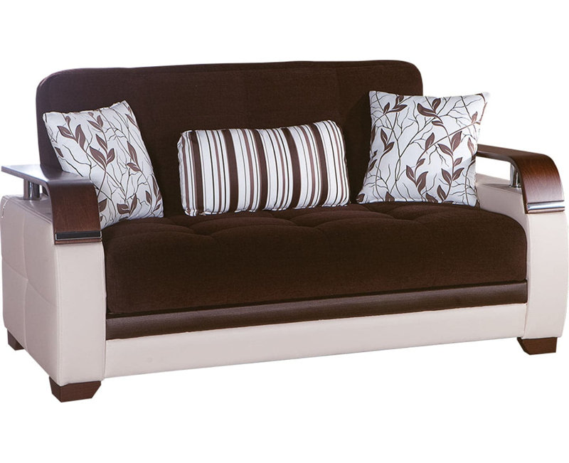 Tyeasha 88.2'' Upholstered Convertible Sofa