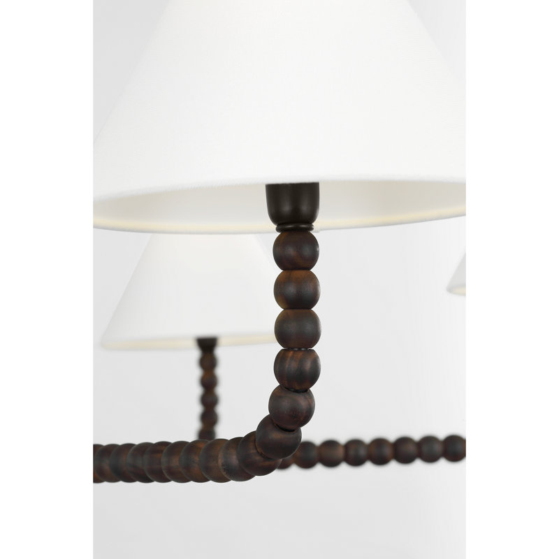 Chapman and Myers Traditional Fiona Chandelier, 50, Aged Iron