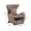 Chaise d'appoint moderne en polyester avec espace pour animaux / rangement - capacité de 330 lb, chaise longue de salon, design élégant et durable-884427803