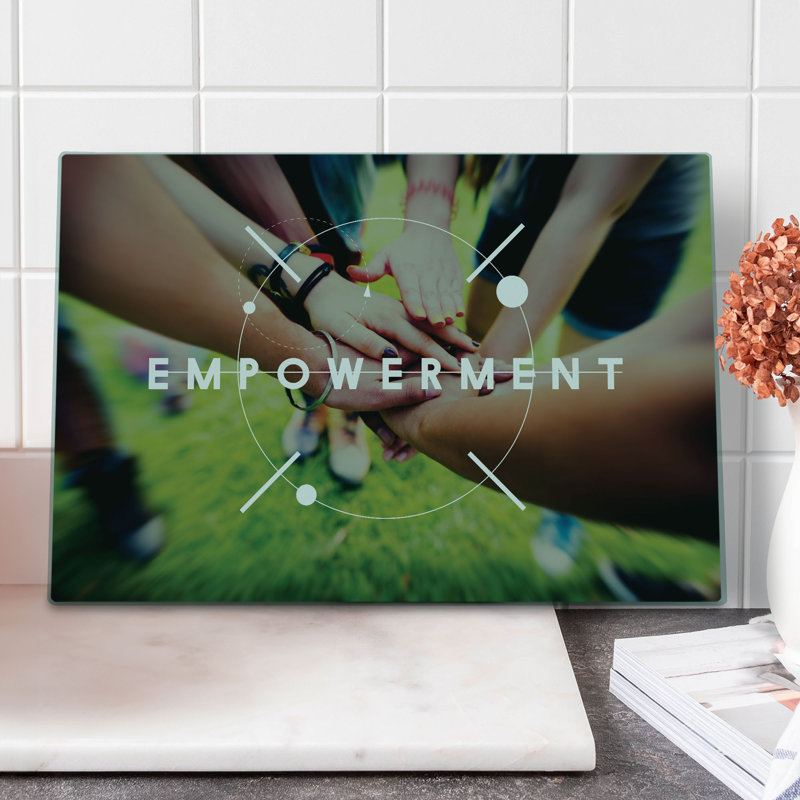 Multicolore planche à découper Ambesonne Empower