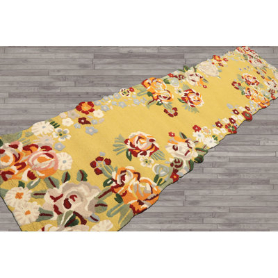 Multi Size Hand Tufted Wool Lime Modern & Contemporary Plush Pile Botanical Rug