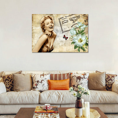 Marilyn Monroe, impression sur toile tendue