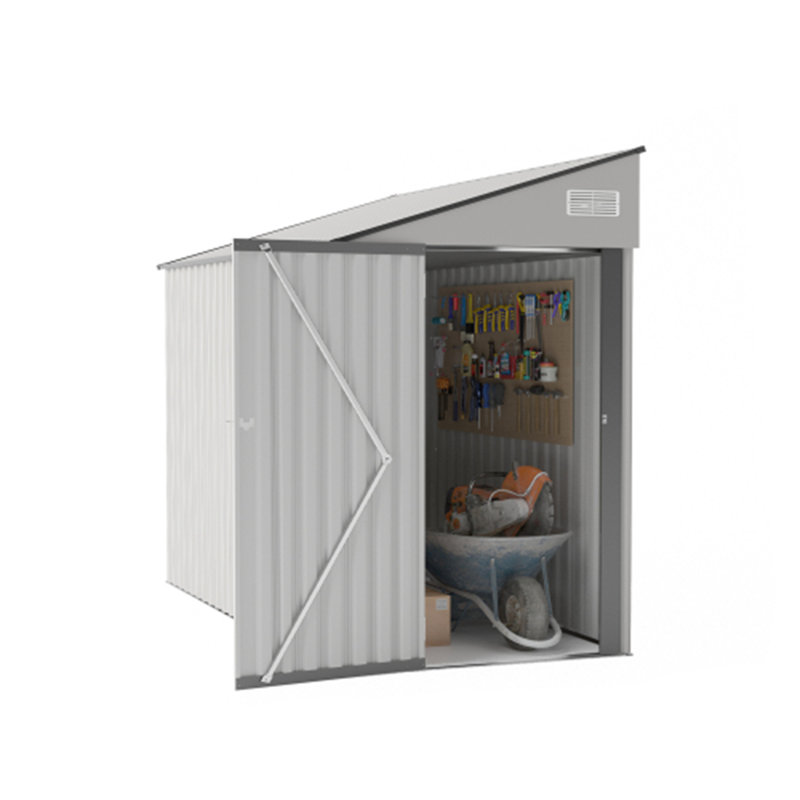 Campcraft Two-Color Optional Storage Shed - Single Hinge Door, Solid Structure, Good Ventilation, White