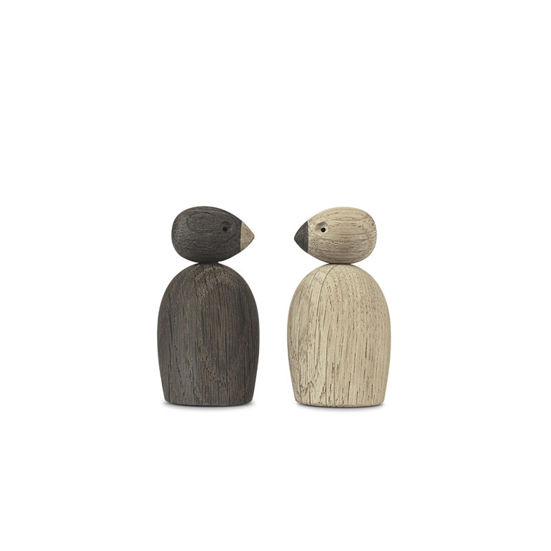 2 Piece Pair of Sparrows Figurine Set