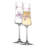 JoyJolt Meadow Butterfly Champagne Flute Glasses, 10oz