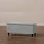 Cubed Cubed Ottoman Storage Box in Soft Holland Naples with Black Wooden Legs- Multi-Functional Blanket Box-119378946-119378945