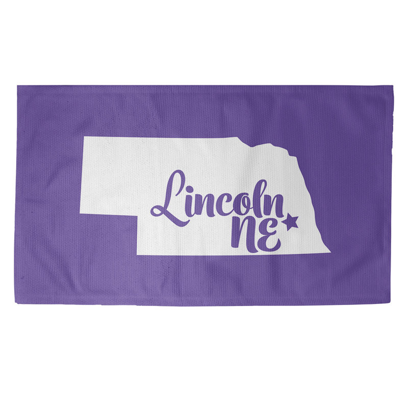 Tapis de zone mauve nebraska lincoln, Rectangle 5 pi x 7 pi