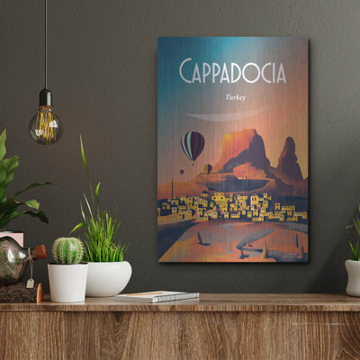  'Cappadocia Turkey' by Arctic Frame, Metal Wall Art, 12" x 16"