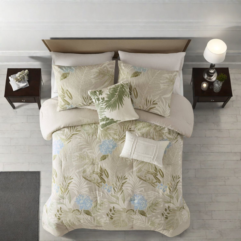 Premium 6-piece Cotton Bedding Sets, Coastal Style For Home Comfort