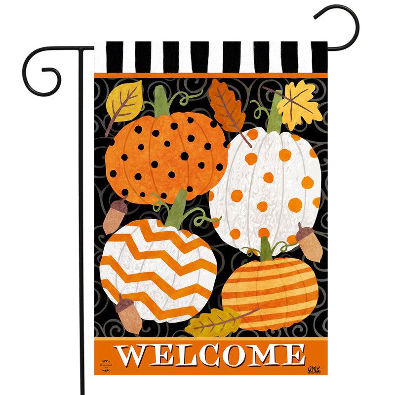 Fall Celebration Pumpkins Garden Flag