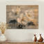 Geraniums forme pure minimalisme III - art mural en bois de géraniums - sur bois de pin naturel-1488881123