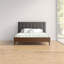 Lit plateforme tapissier capitonné en bois massif Herger-906804047-906804045