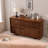55.12"Modern Brown Solid Wood Sideboard