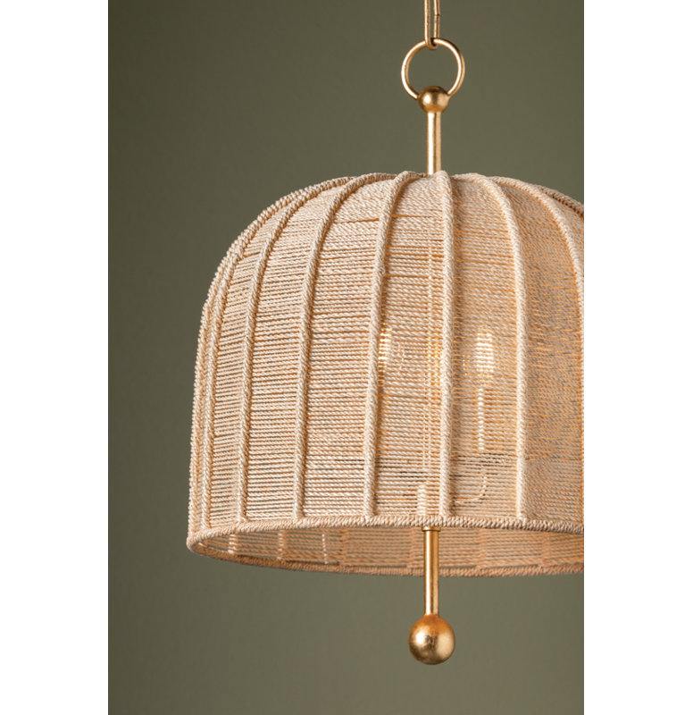 Lonnie Light Pendant, 20" H x 15.25" W x 15.25" D