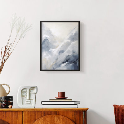 Paysages de la série CC XXVII - reproduction encadrée de qualité supérieure - prête à être accrochée - aucun clou requis
