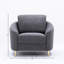 Yuina Gray Linen Chair