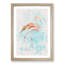 Flamingo Bird Watercolour - Framed Print-56923408-56923411