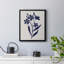 Toile encadrée de qualité supérieure Indigo Botanical Study II - prête à être accrochée-431251952-431251966