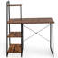 Rangement, table de jeu, bureau en bois, travail d'écriture, bureau d'école avec tablettes, fournitures scolaires-110886624