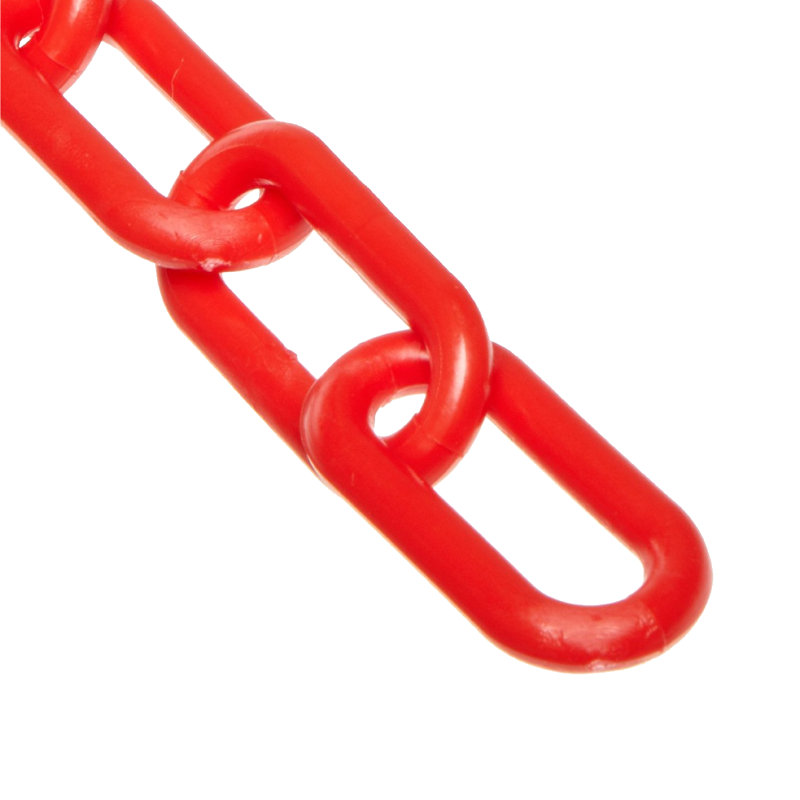 Chaîne en plastique, Rouge, H 2,12 po x l 600 po x P 0,29 po