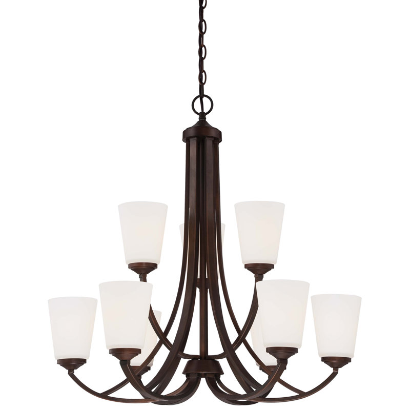 Lustre à niveaux 9 lumières Raborn