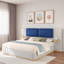 Lit plateforme tapissier avec tablettes-150216831-150216828