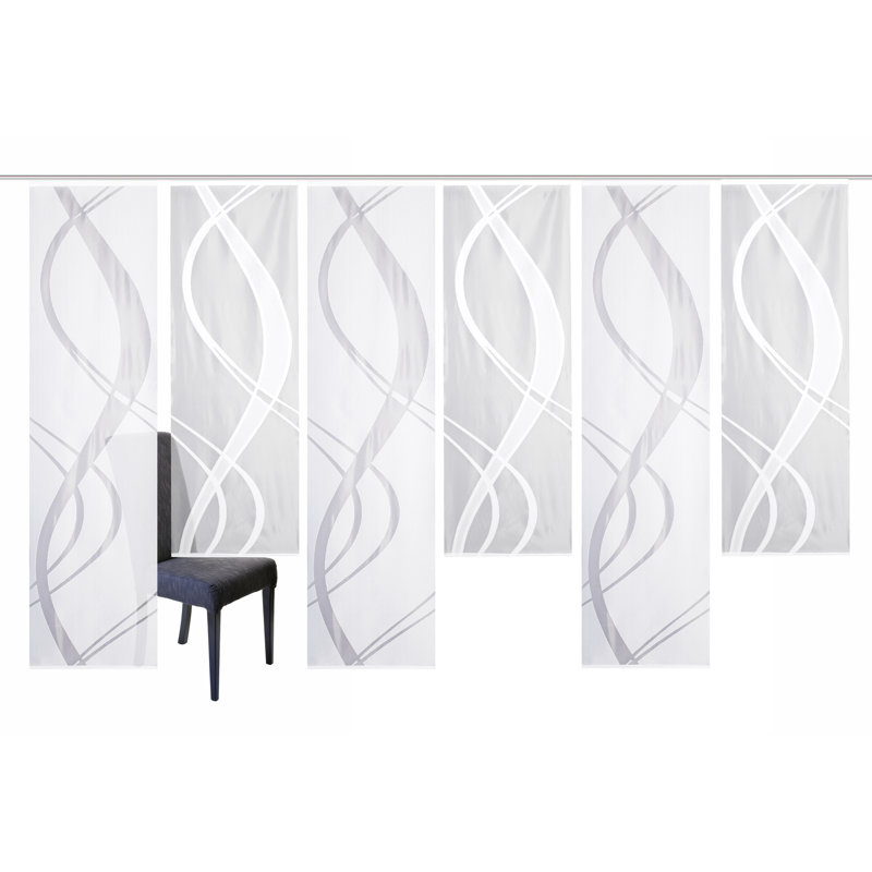 Mccourt Semi Sheer Curtain Panel Pair, Width 57 x Drop 175 cm