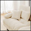 4-Seater Comfy Cloud Couch With Convertible Ottoman-1259858110