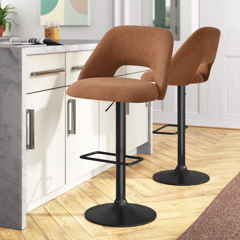 Tabouret de bar pivotant à 360 ° Bridgette, Terra