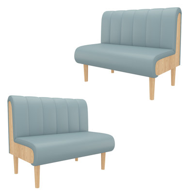 Banc rembourré en similicuir