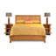 Sarah Solid Wood Bed-20804792-20804795