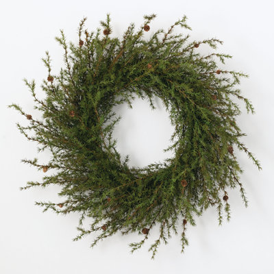 Couronne de pin artificielle