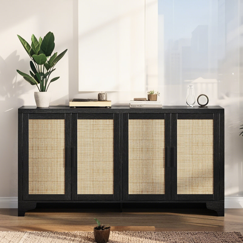 Meuble télé Boho Natural Rattan