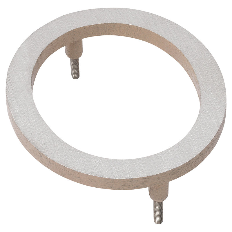 Numéro de maison à fixation flottante 10 po, Nickel satiné / taupe, 0