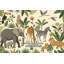 Papier peint animaux de la jungle, nature tropicale-385881109-385881108