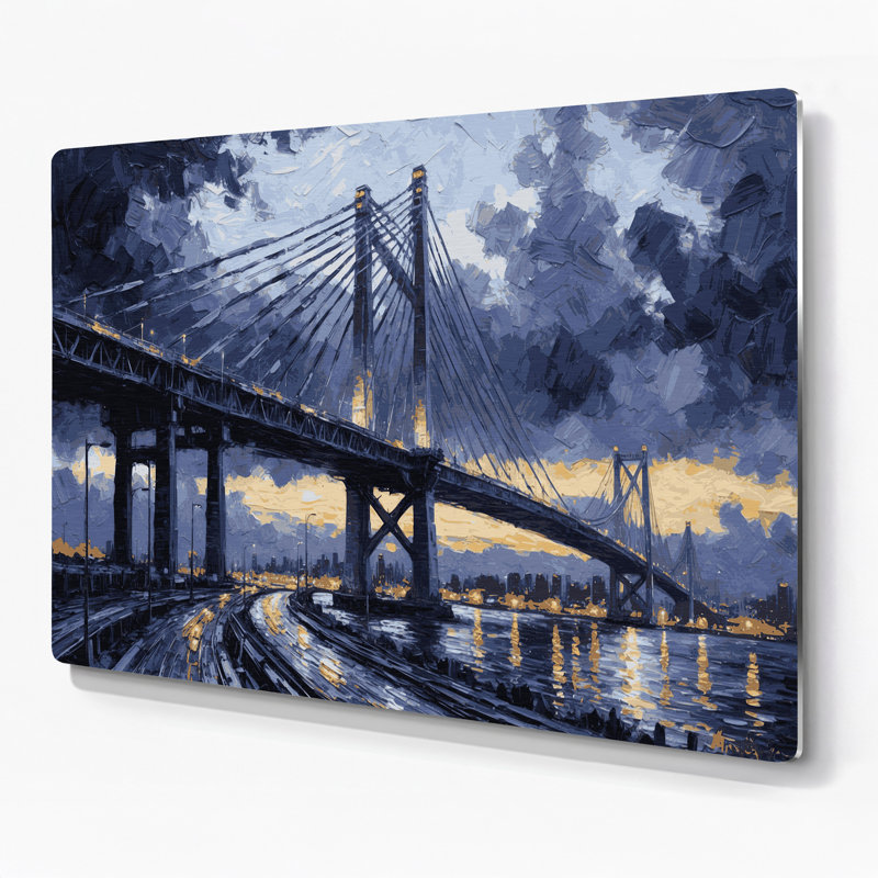 Art de transport en métal gris, H 11 po x l 14 po x P 0,05 po