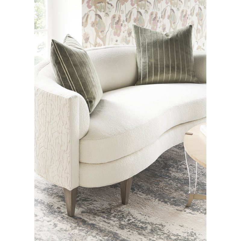 Belle Loveseat, Worthy Snow, Casa Blanca