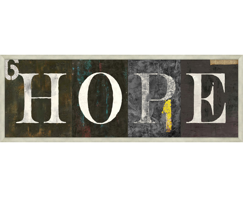 Hope Framed Textual Art