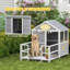 Features:  - Spacious indoor area and porch let your dog stretch and relax - Clear windows ...