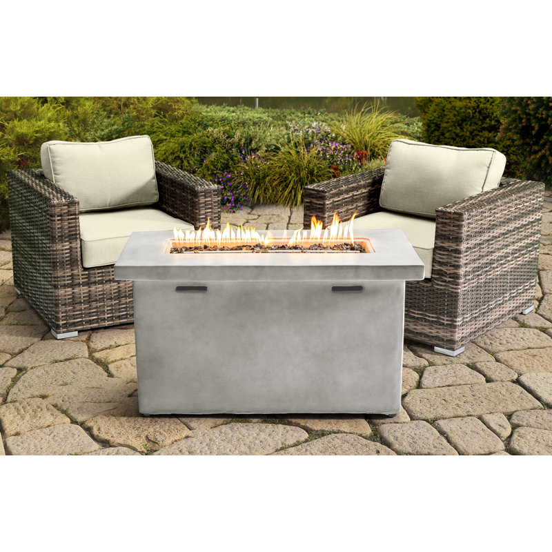Ensemble de conversation pour 2 personnes avec foyer et coussins Sunbrella Lsi, Canevas