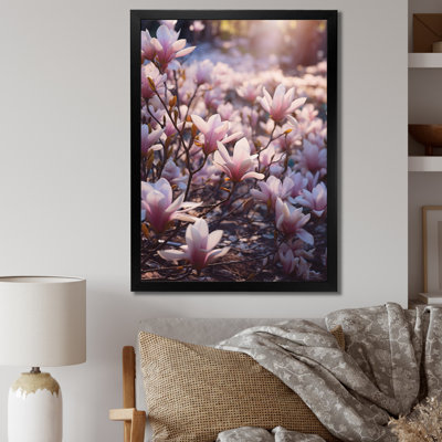 Rose, brun, magnolia, nature, sérénité II