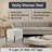 Celestial Mirage Marble Pattern - Marble Square Ottoman