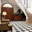 Carreau de porcelaine pour plancher et mur 11-3 / 4 po x 11-3 / 4 po Reve Checker-122467742