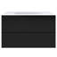 Linear 30" Wall Mounted Single Bathroom Vanity with Top-1441072683-1441072682