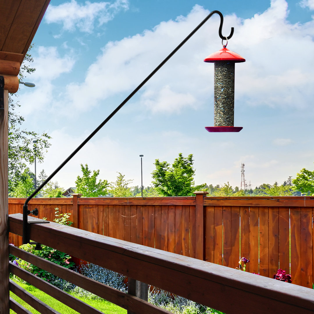 Paityn Railing hook for Bird Feeder Pole - Pack of 2 Arlmont & Co.